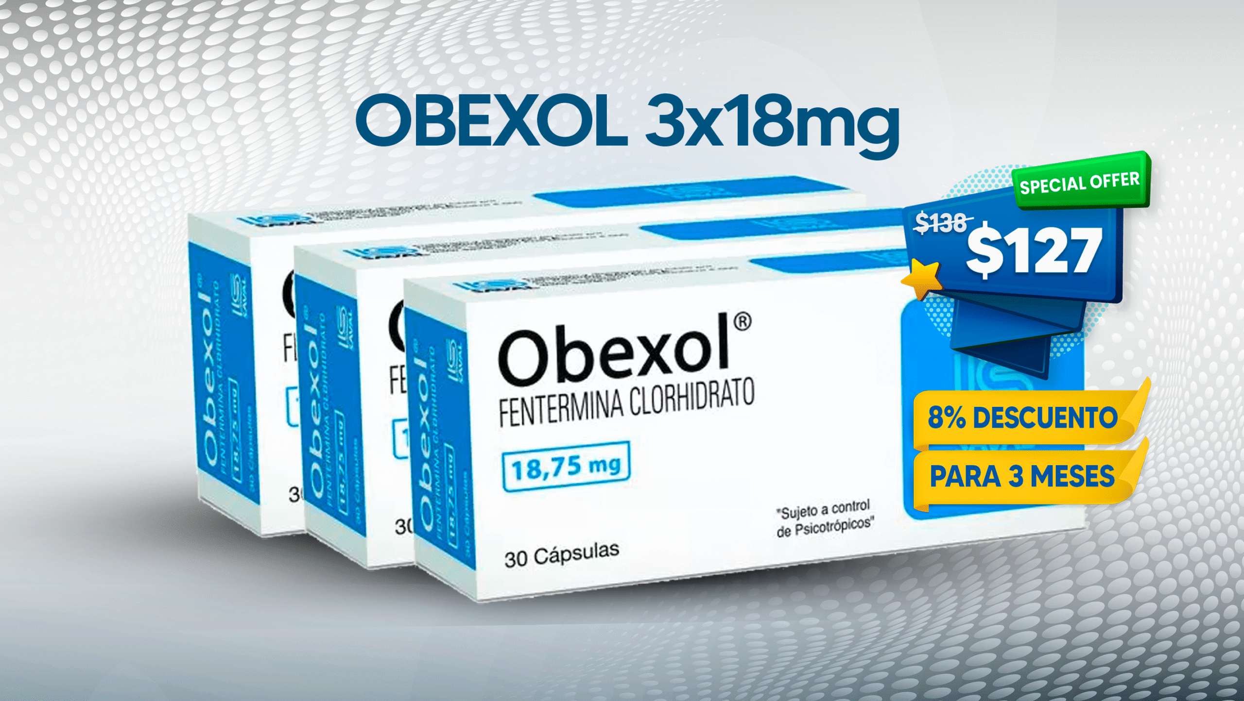Oferta Obexol 18mg