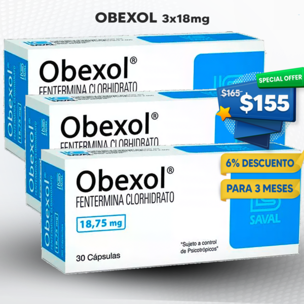 Obexol 3x18mg
