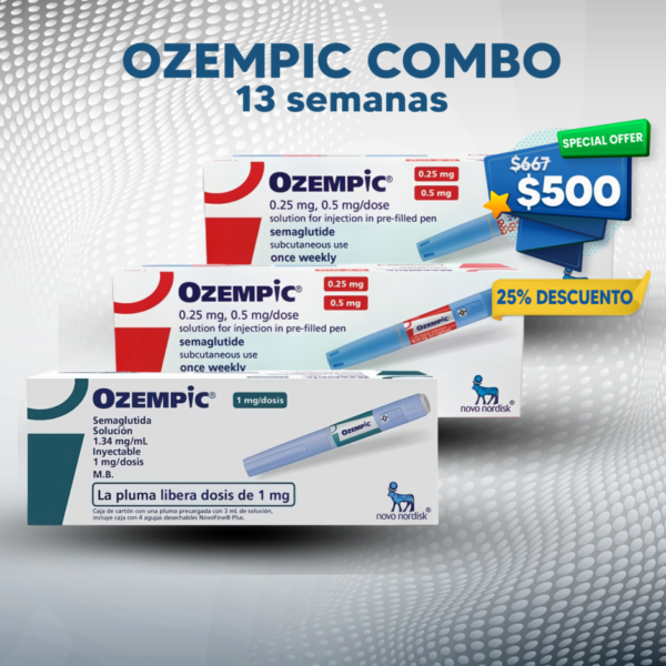 Ozempic combo 13 semanas perder peso