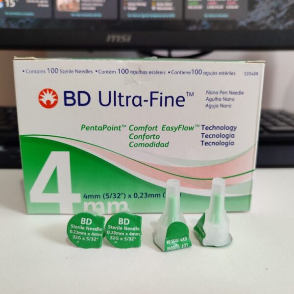 Agujas para Saxenda y Ozempic 4mmx32g