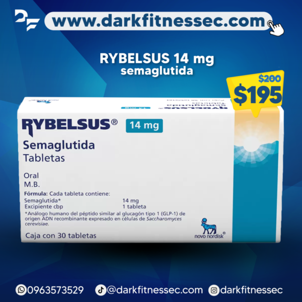 Rybelsus semaglutida 14 mg 30 pastillas