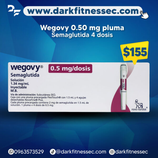 Wegovy semaglutida 0.50 mg aplicador perdida de peso