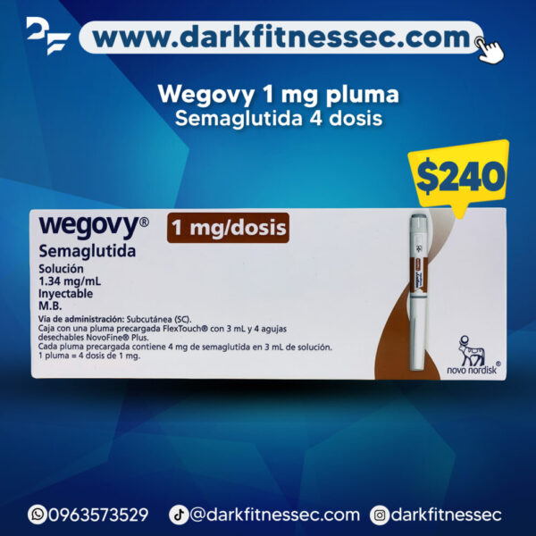 Wegovy semaglutida 1 mg aplicador perdida de peso